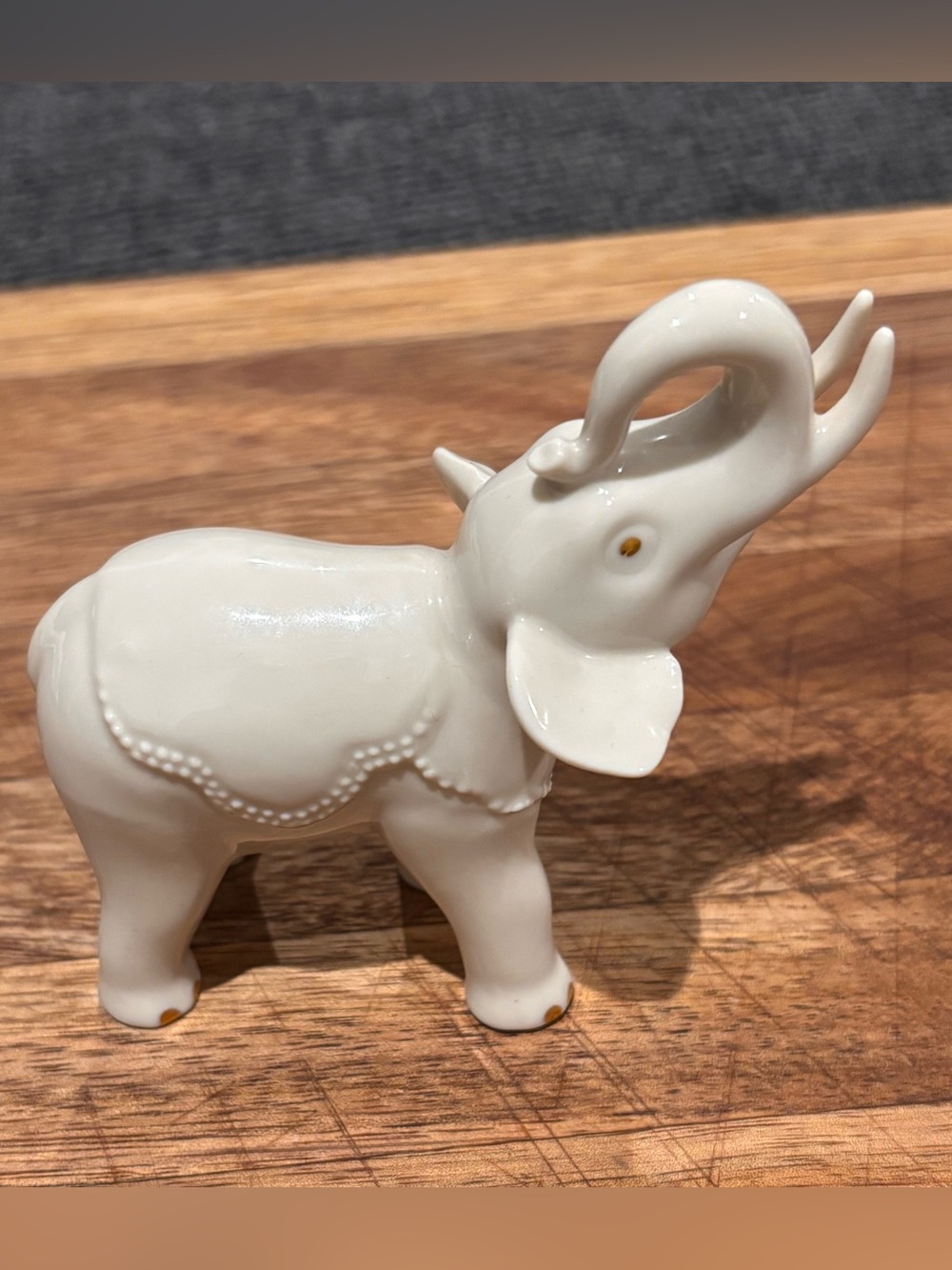 Vintage Lenox China Lucky Elephant Figurine